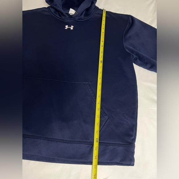 Under Armor Blue Hoodie Navy Blue Size Large - Picture 3 of 5